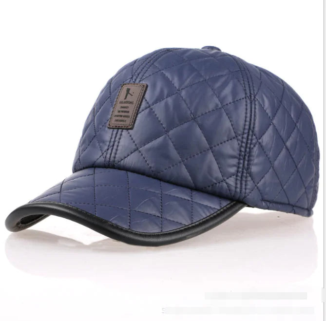 Baseball Cap, Warm Hat, Leather Hat, Ear Protection Hat
