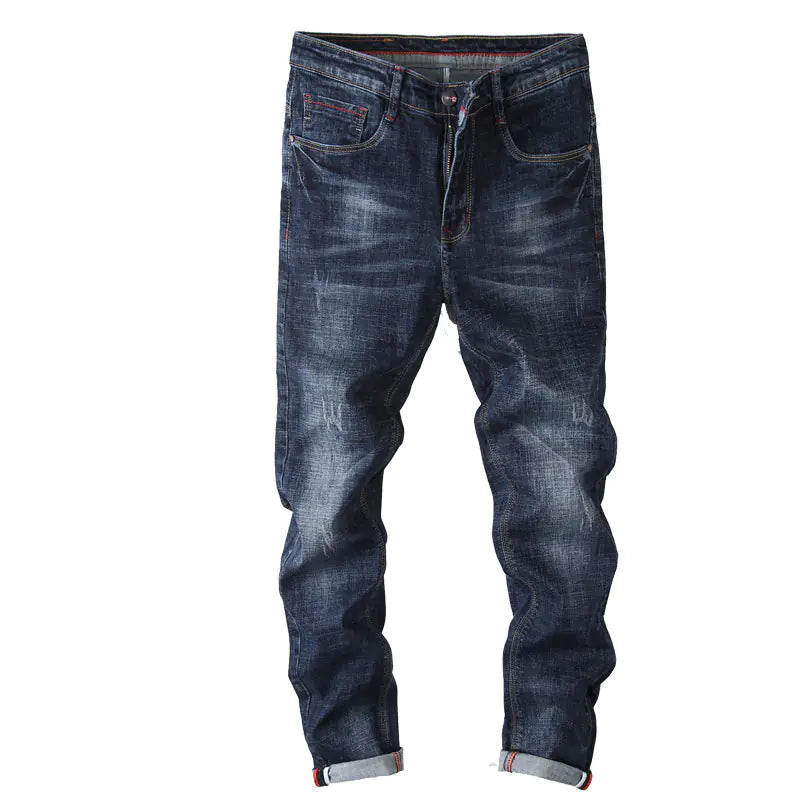Spring Slim Fit Korean Men's Stretch Casual Jeans