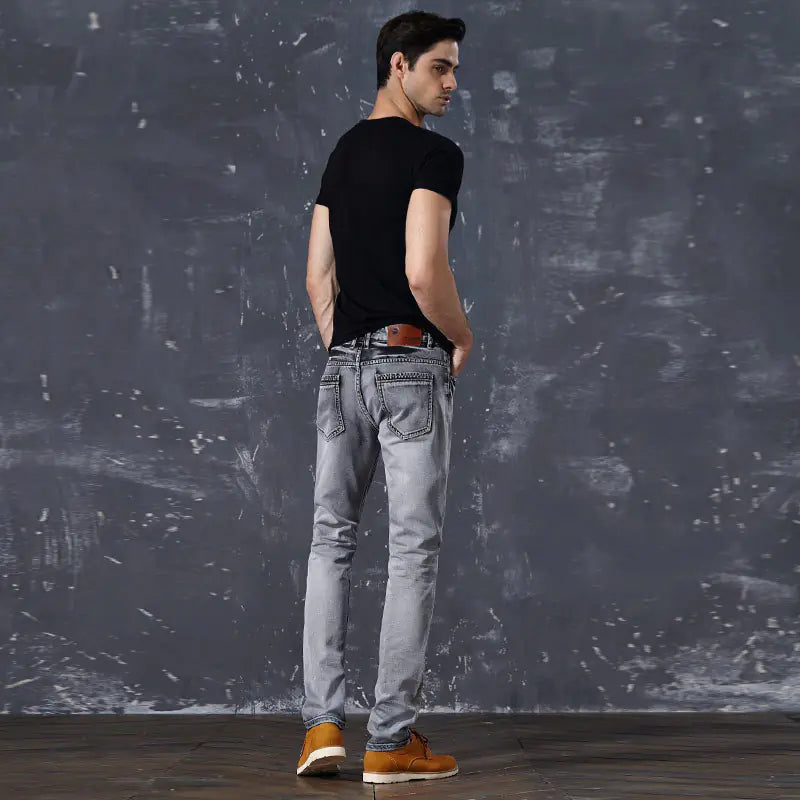 Men's Straight Leg Denim Jeans