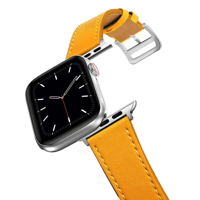 Apple Watch 9 Hermes Leather Band for iWatch 8