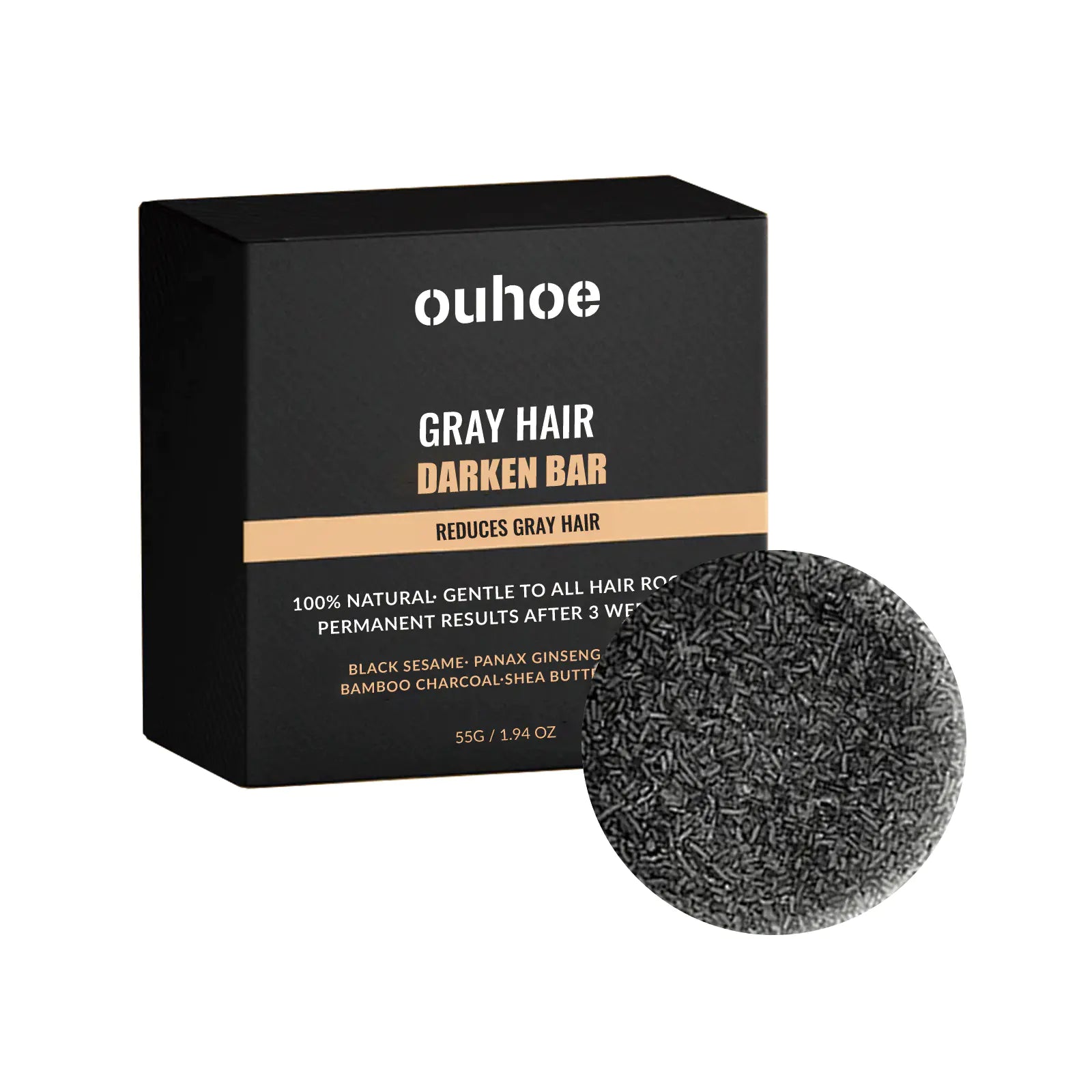 OUHOE Black Hair Soap for Nourishing and Repairing