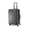 Kenneth Cole REACTION Diamond Tower Collection Lightweight Hardside Expandable 8-Wheel Spinner Travel Luggage Black 24-Inch Checked