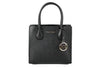 Michael Kors Mercer Medium Black Convertible Messenger Crossbody Bag