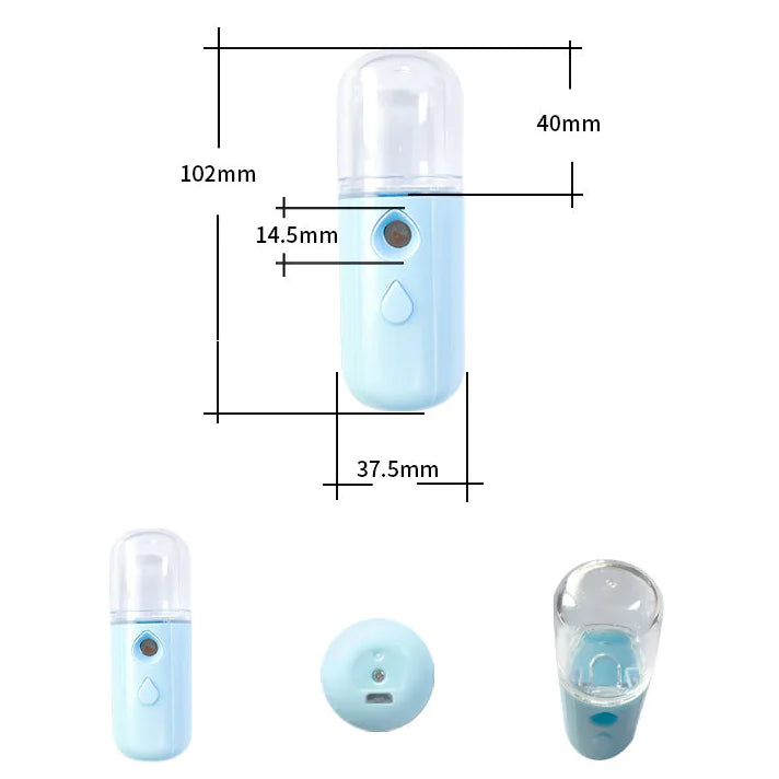 Portable Nano Mist Hydrating Facial Spray Device