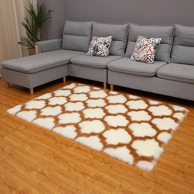 Soft Shaggy Carpet for Living Room Home Decor 19.6x31.5in