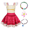 Benylion Little Girls Princess Dress Up Adventure Costumes Skirt Set Kids Fancy Party Dress Childrens Christmas Gifts Cosplay Costumes Outfits Size 4T Age 3-4 Years