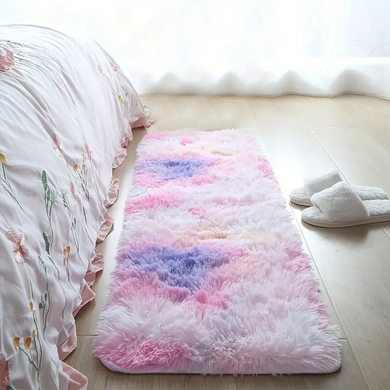 Colorful Fluffy Shaggy Rug for Living Room Comfort
