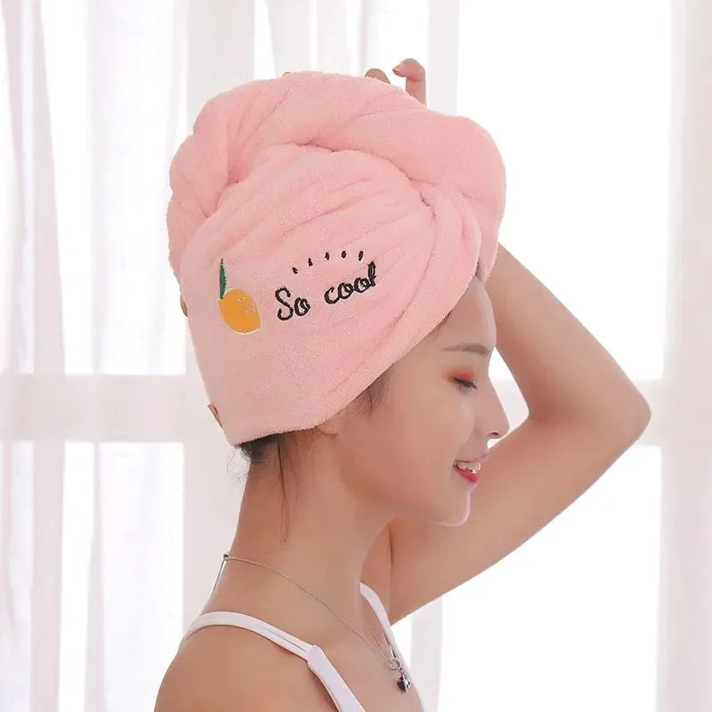 Magic Microfiber Shower Cap for Quick Drying Hair