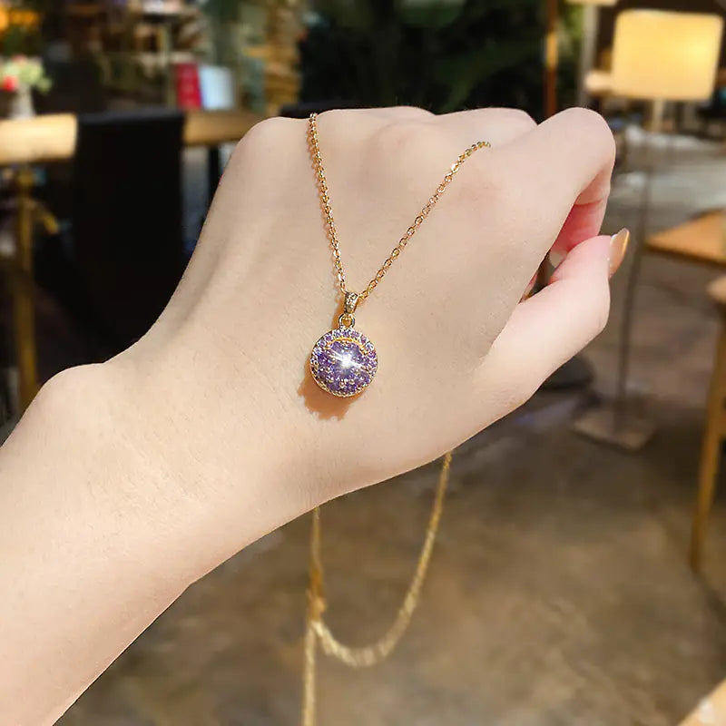 Minimalist Titanium Steel Pearl Heart Pendant Necklace