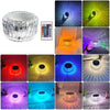 16-Color LED Crystal Table Lamp with Remote & Touch