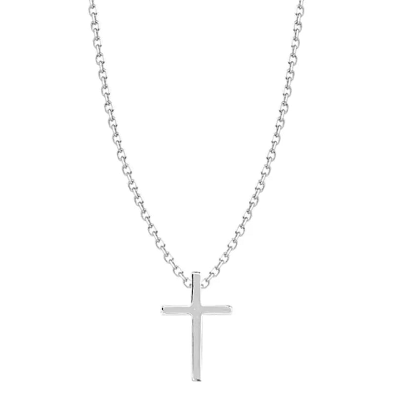 Korean Style Cross Minimalist S925 Silver Necklace