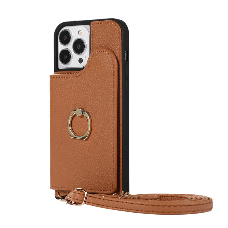 Leather Phone Case for iPhone 11/12/13/14 Pro Max