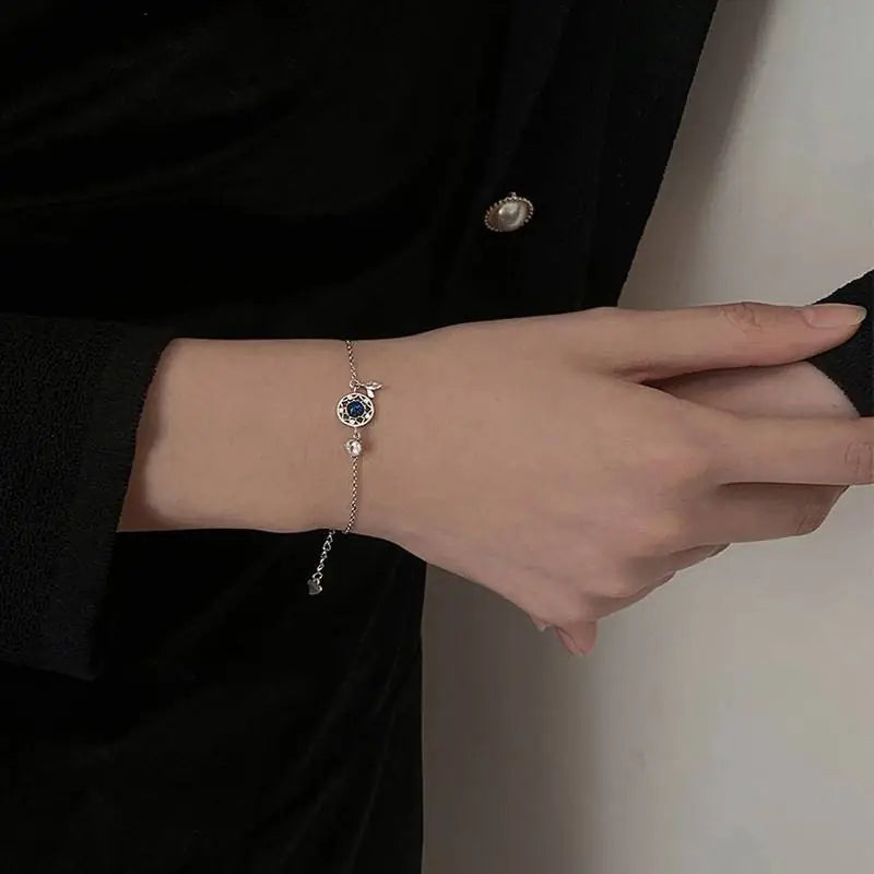 Women's Sterling Silver Moonstone Fashion Bracelet