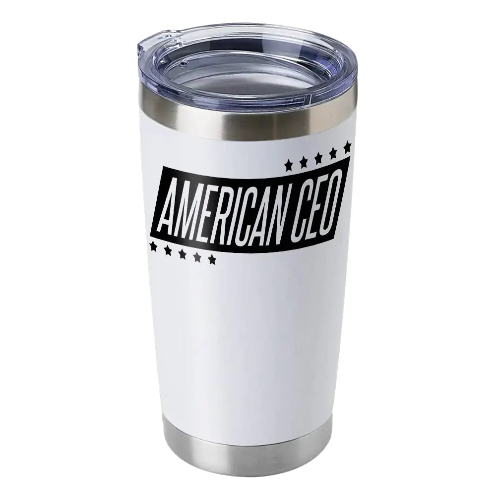 10 Stars American CEO 20oz Insulated Vacuum Sealed Tumbler