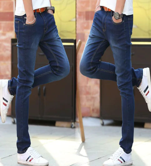 Trendy Men's Stretch Slim Fit Korean Style Jeans