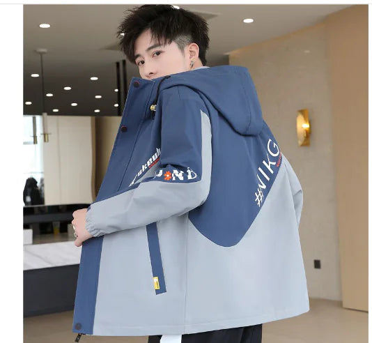Men's Plus Size Waterproof Hooded Winter Parka Jacket