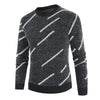 Men's Slim Fit Round Neck Mohair Sweater