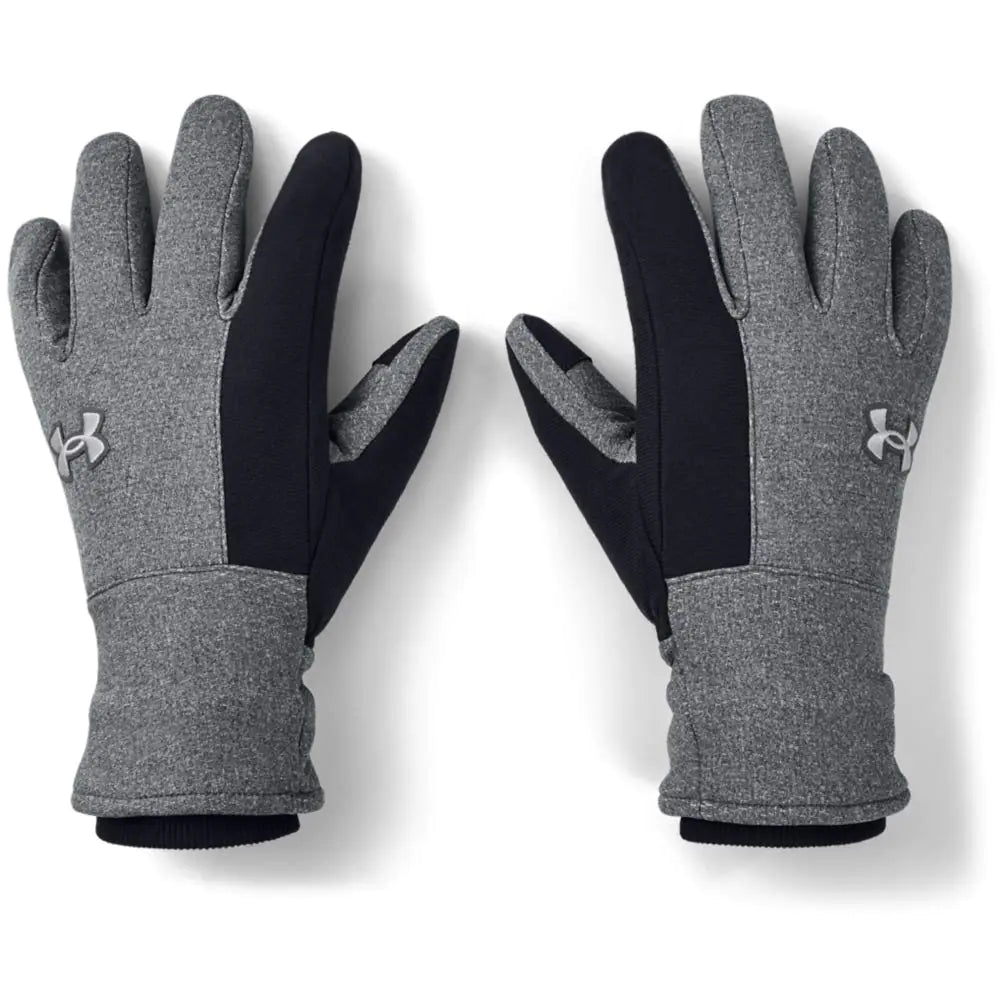 Under Armour Mens Storm Gloves  Pitch Gray (012)/Halo Gray  Small