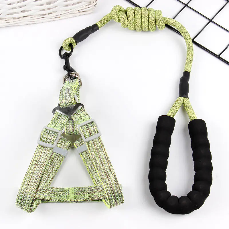 Pet Chest Harness with Lead Rope