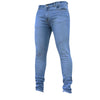 Maiyifu-GJ Mens Stretchy Ripped Skinny Biker Jeans Slim Fit Denim Pants Zipper Pencil Pant Trousers (Light Bluec2Medium)