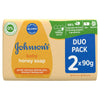 Johnsons Baby Honey Soap 2 x 90 g