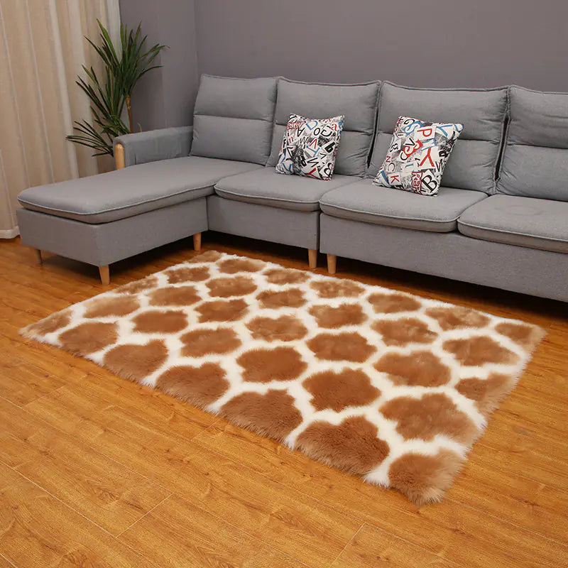 Soft Shaggy Carpet for Living Room Home Decor 19.6x31.5in