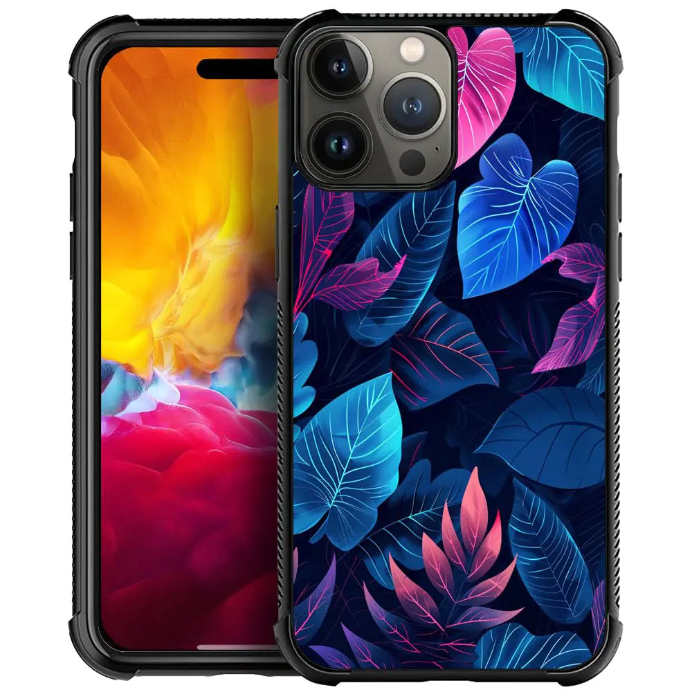 ANLUN STORE Compatible with iPhone 15 Pro Max CaseColorful Beautiful Leaves Pattern Case for iPhone 15 Pro Max Case Soft TPU Bumper DesginAnti-Scratch Shockproof Case for iPhone 15 Pro Max 6.7-in