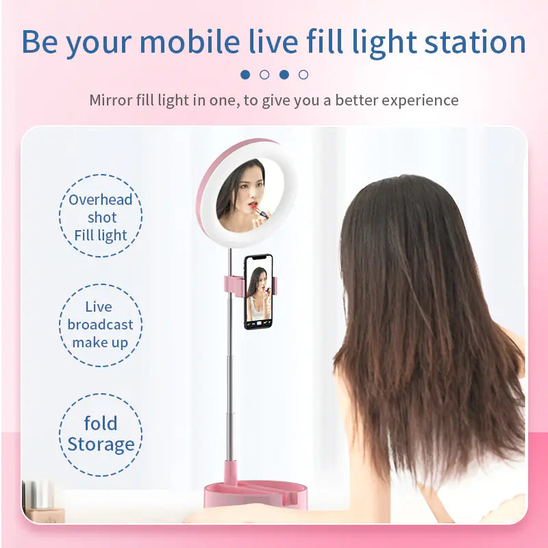 Foldable LED Light Set of 6 for Selfie and Makeup