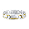 Men's Magnetic Stainless Steel Bracelet with Adjustable Clasp