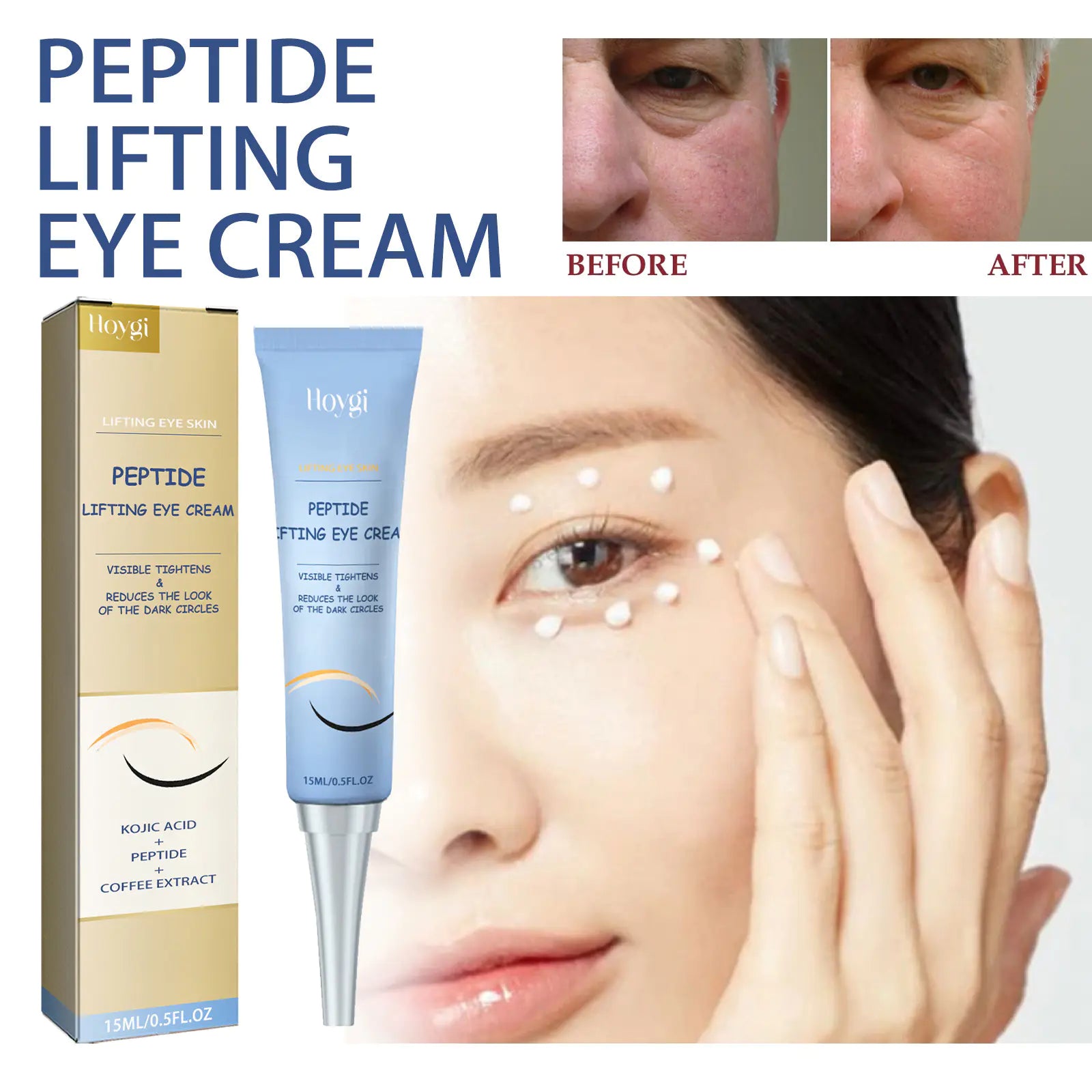 Hoygi Anti-Wrinkle Firming Eye Cream for Youthful Skin