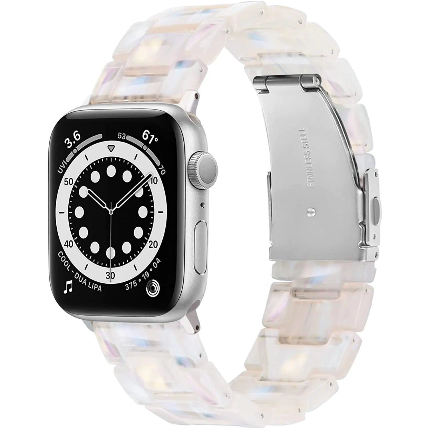 Multicolor Resin Band for Apple Watch Series SE