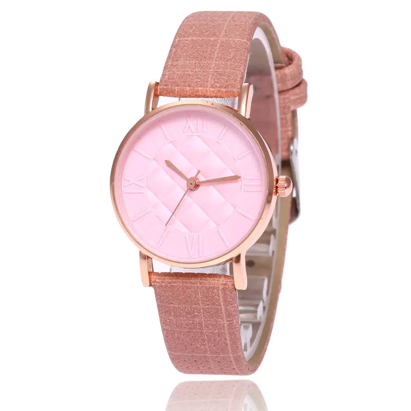 Casual Women's Quartz Watch with Roman Numerals