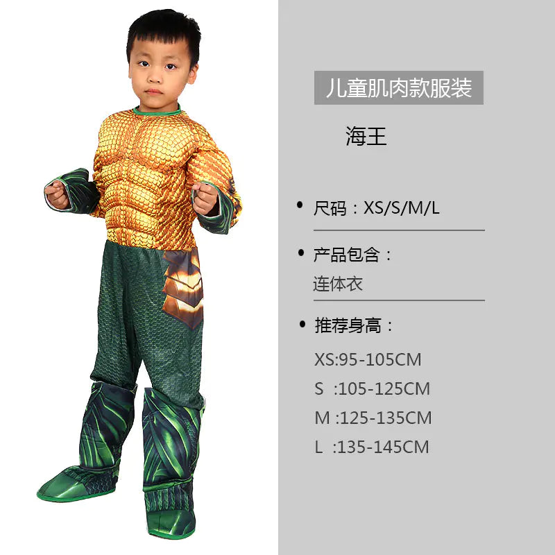 Cosplay Costume Set: Captain America, Hulk, Iron Man, Batman, Spider-Man, Flash