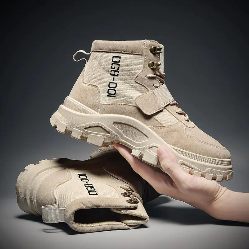 Men's High-Top Martin Tooling Boots for Couples