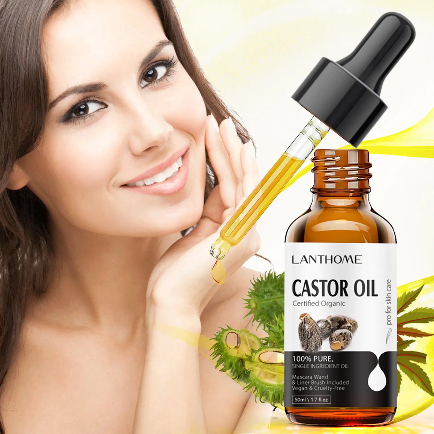 Lanthome Castor Oil Eyelash Serum 50ml