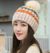 Colorful Knitted Women's Winter Beanie Hat