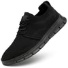 Mens Casual Shoes Fashion Oxfords Business Walking Dress Running Sneakers Comfortable Mesh Lightweight Soft Sole Black