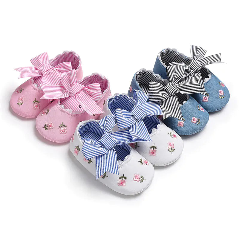 Soft Sole Baby Princess Walking Shoes (Non-Slip)