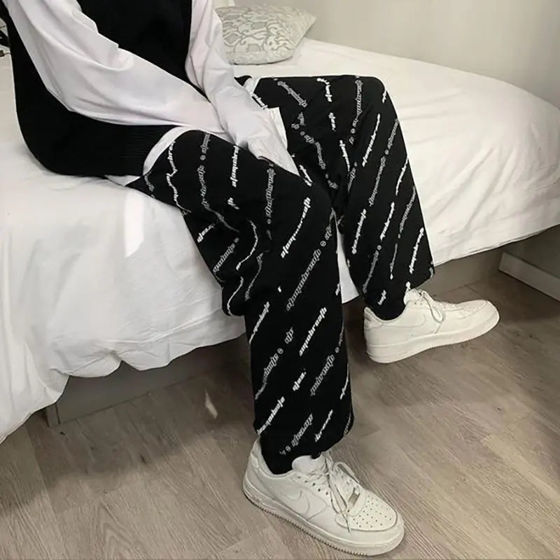Tide Brand Men’s Floral Print Casual Loose Pants