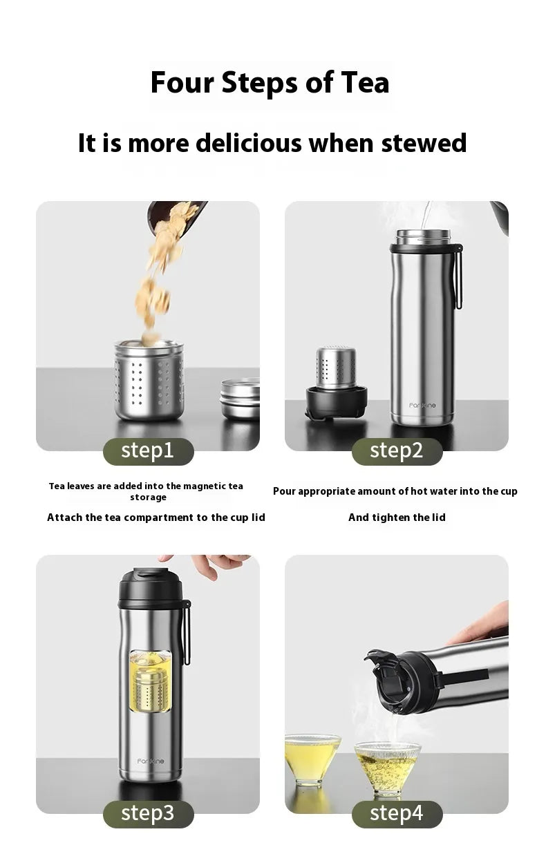 Magnetic Tea Infuser Thermos