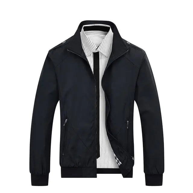 Trendy Slim Fit Men's Korean Style Jacket