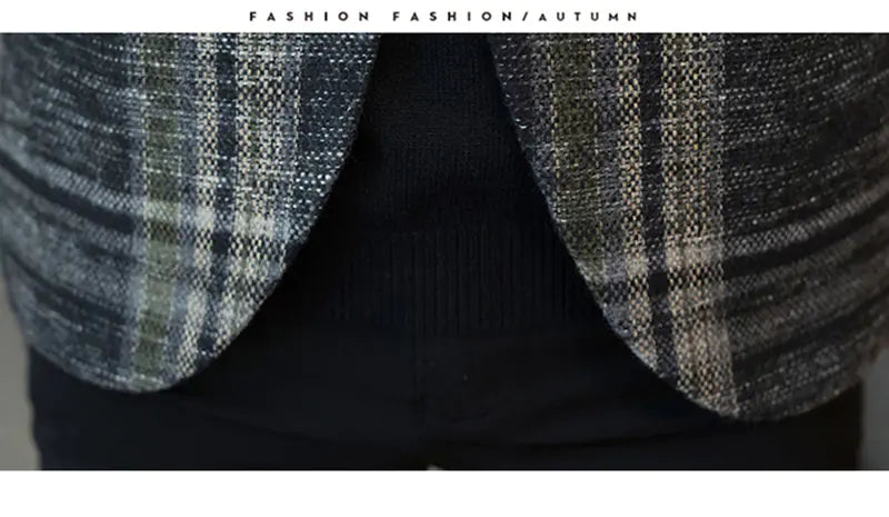 Men's Slim Fit Casual Blazer - Korean Style Jacket