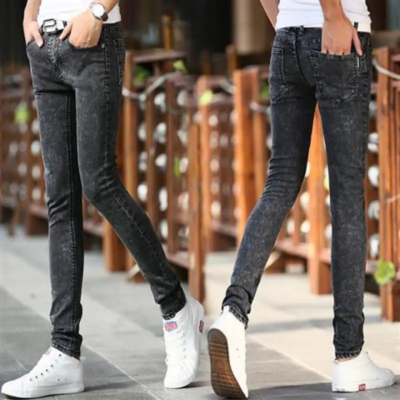 Trendy Men's Stretch Slim Fit Korean Style Jeans