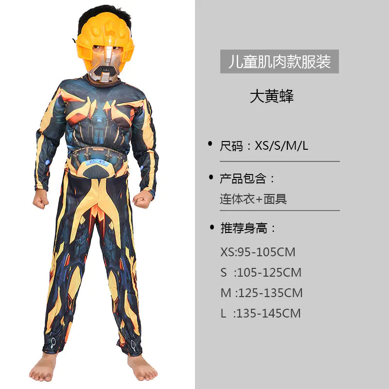 Cosplay Costume Set: Captain America, Hulk, Iron Man, Batman, Spider-Man, Flash