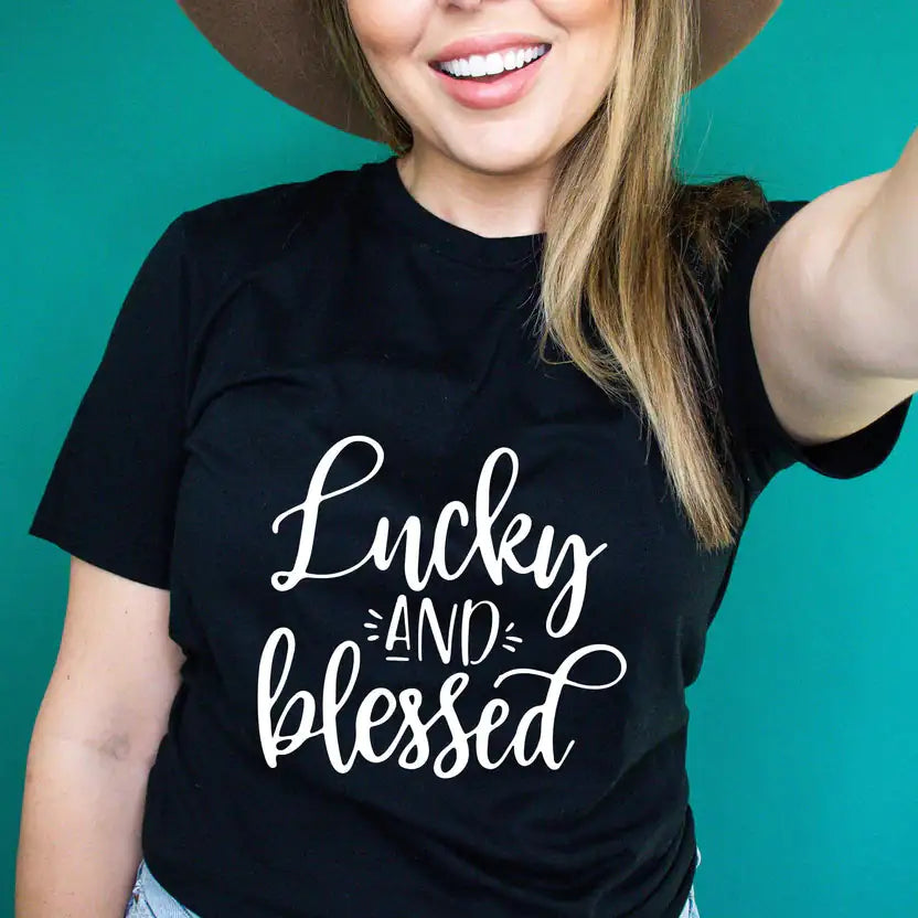 Lucky & Blessed – DTF Transfer