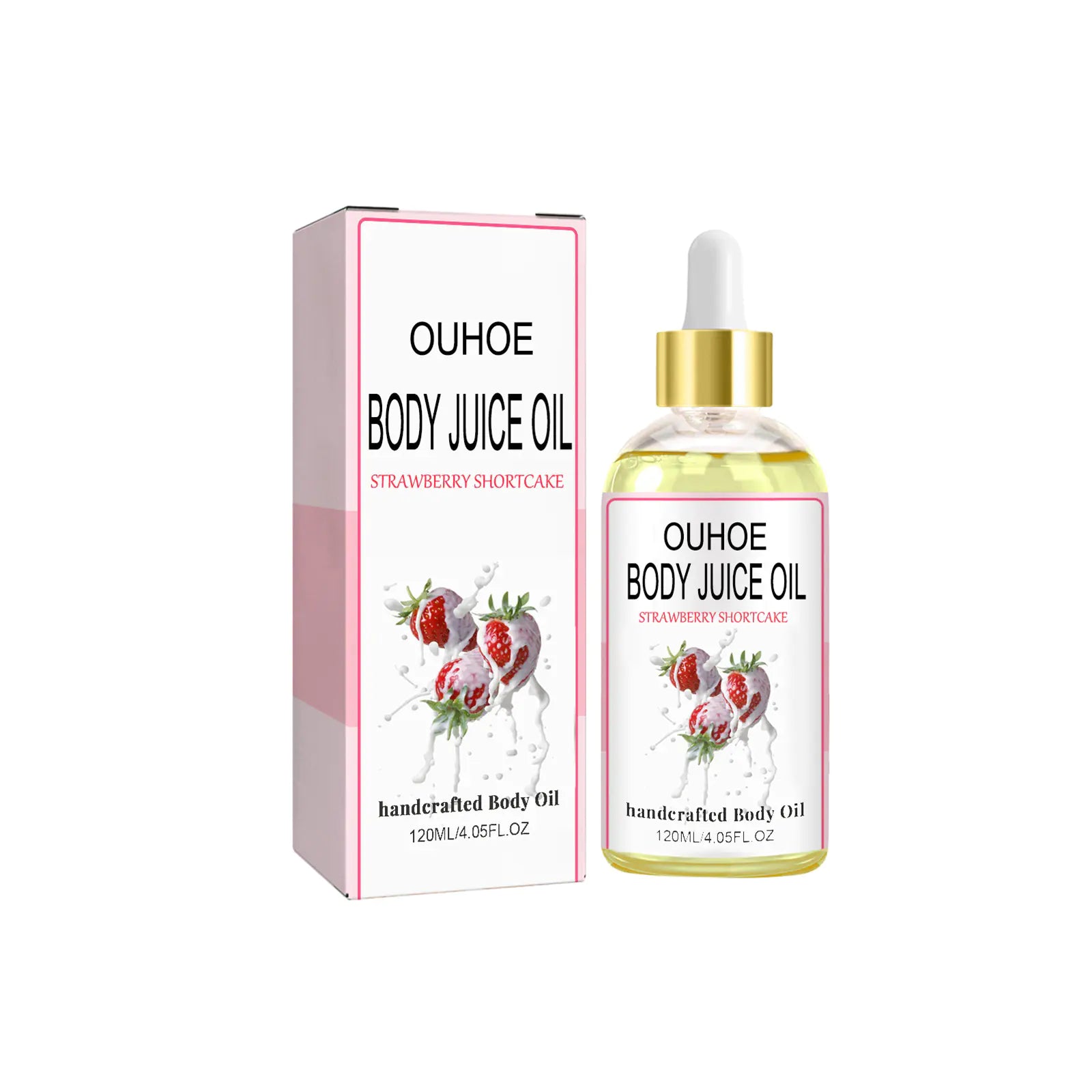 OUHOE Strawberry Essential Oil for Dry Skin Relief