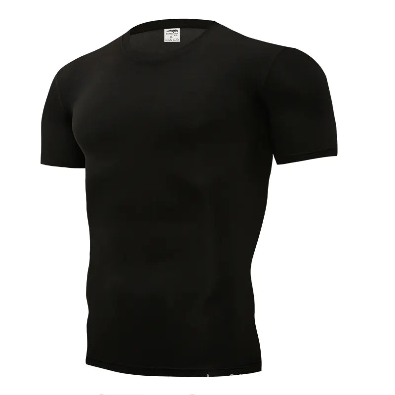 Solid Color Slim Fit Crew Neck T-Shirt
