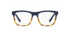 A|X ARMANI EXCHANGE Mens AX3050 Square Prescription Eyeglass Frames Matte Havana/Matte Blue/Demo Lens 53 mm