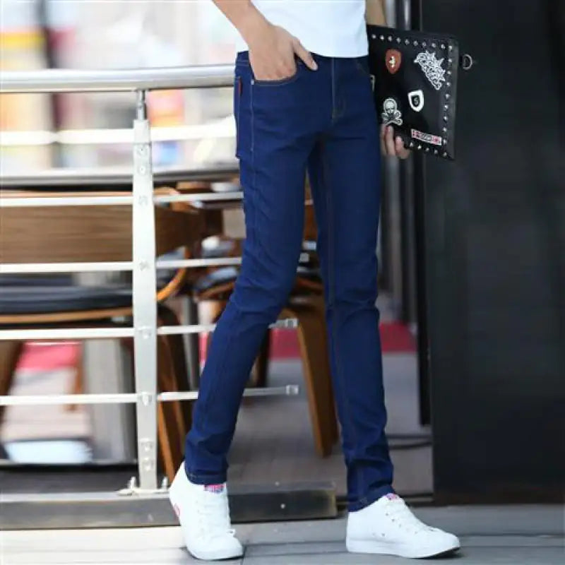 Trendy Men's Stretch Slim Fit Korean Style Jeans