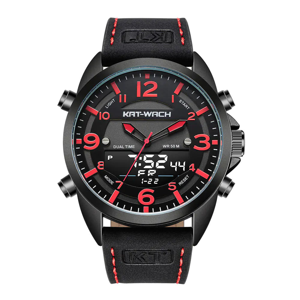 KAT-WACH Men's Multifunctional Outdoor Sports Watch